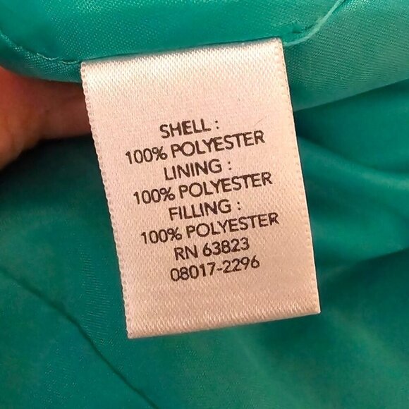 Christopher Banks Teal Quilted Zip Front Vest Sz M - Picture 6 of 7